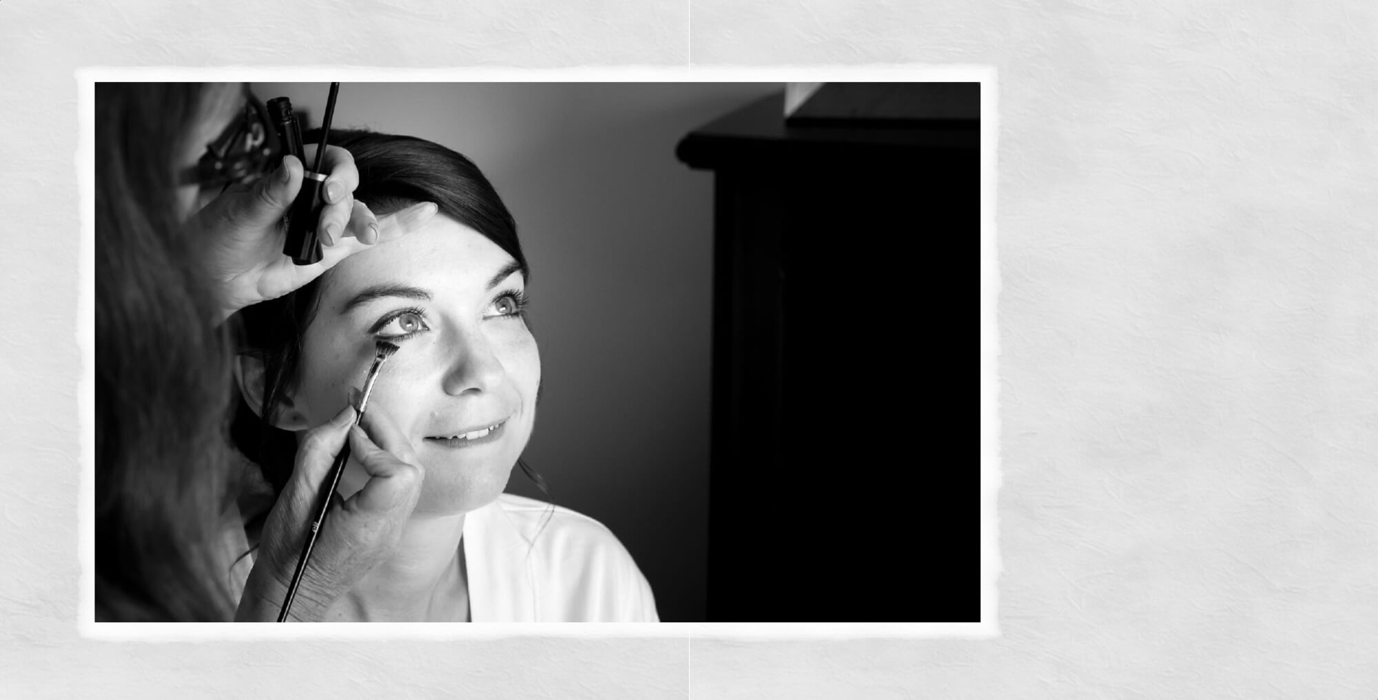 Warwickshire Wedding Photographer at Warwick House: showing bridal preparations