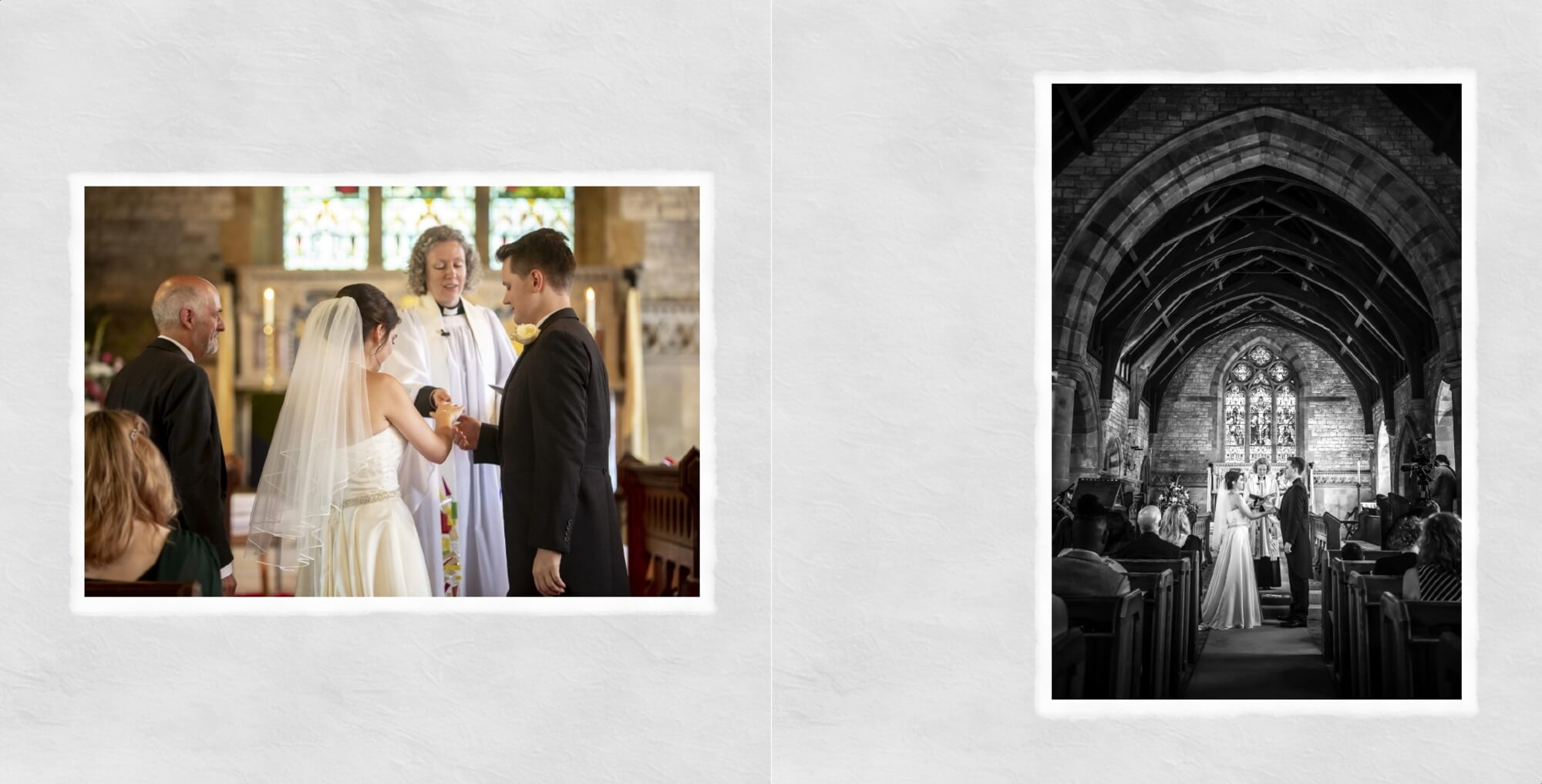 Warwickshire Wedding Photographer at Warwick House: A wedding ceremony in Church