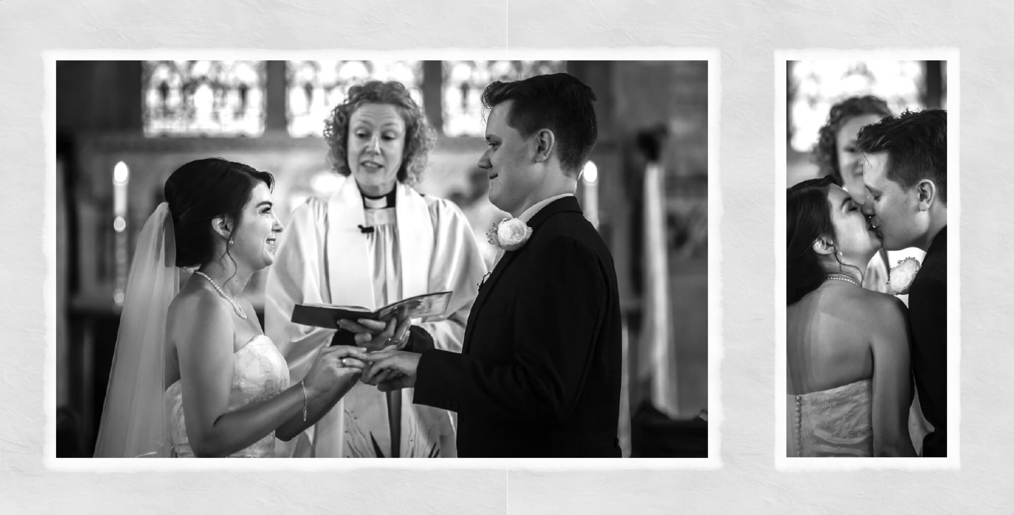 Warwickshire Wedding Photographer Warwick House: Church wedding ceremony