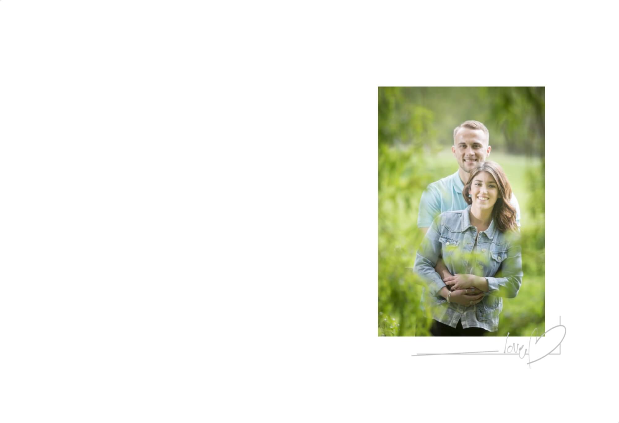 Erin and Fraser in Silchester House gardens