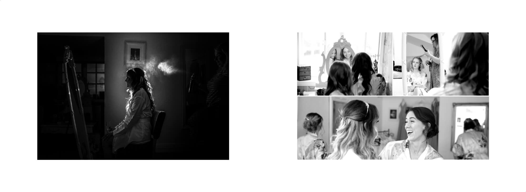 Wedding Photographer Warwickshire bridal preparations at Dunchurch Park