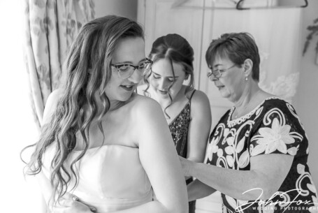 Bridal preparations at Rockingham Castle