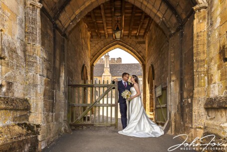 Wedding Photograph at Rockingham Castle, Northamptonshire