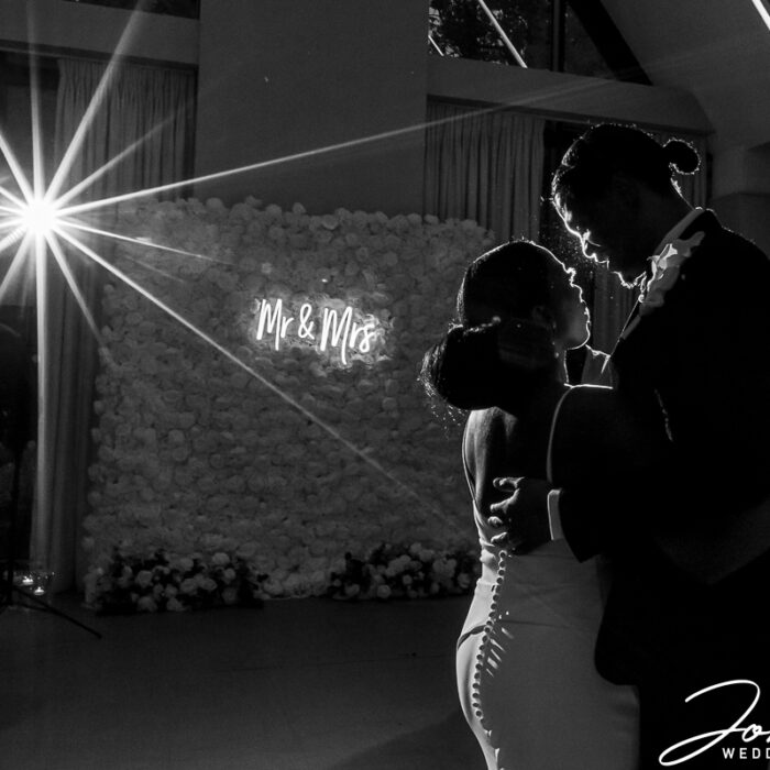 First dance for Oslyn and Yemi at Edgbaston Park Hotel