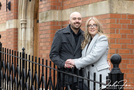 Calluna and Samuel on their pre-wedding photo shoot in Leicestershire.