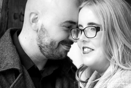 Pre-wedding photography in black and white by John Fox.