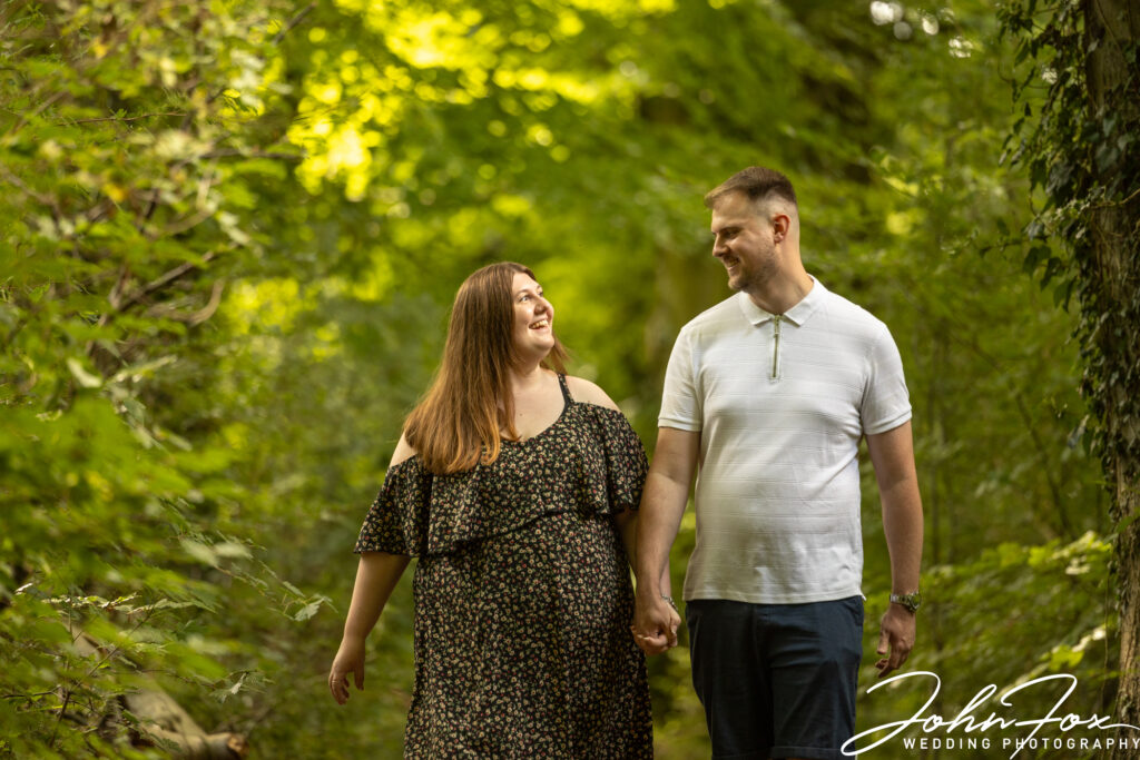 Pre-wedding shoot at Magnolia Park in Buckinghamshire by John Fox Wedding Photography