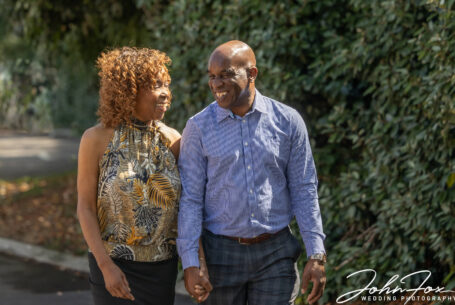 The happy couple on their pre-wedding photoshoot in Bristol. Photo by John Fox Wedding Photography