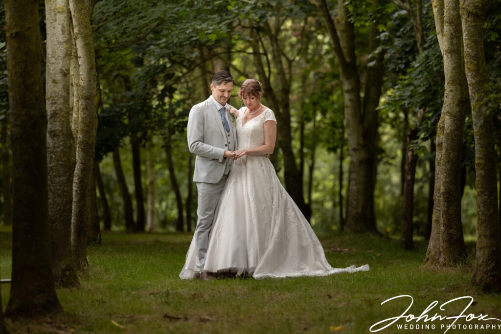 In the grounds at The Stratford Park Hotel.