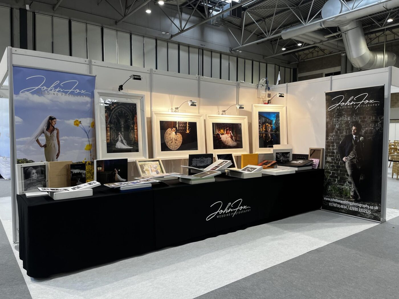 National Wedding Show at the NEC 4-6th October . Image of John Fox's stand