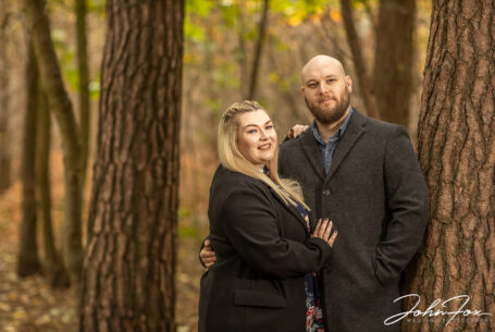 Autumnal Pre-Wedding Shoot in Northamptonshire
