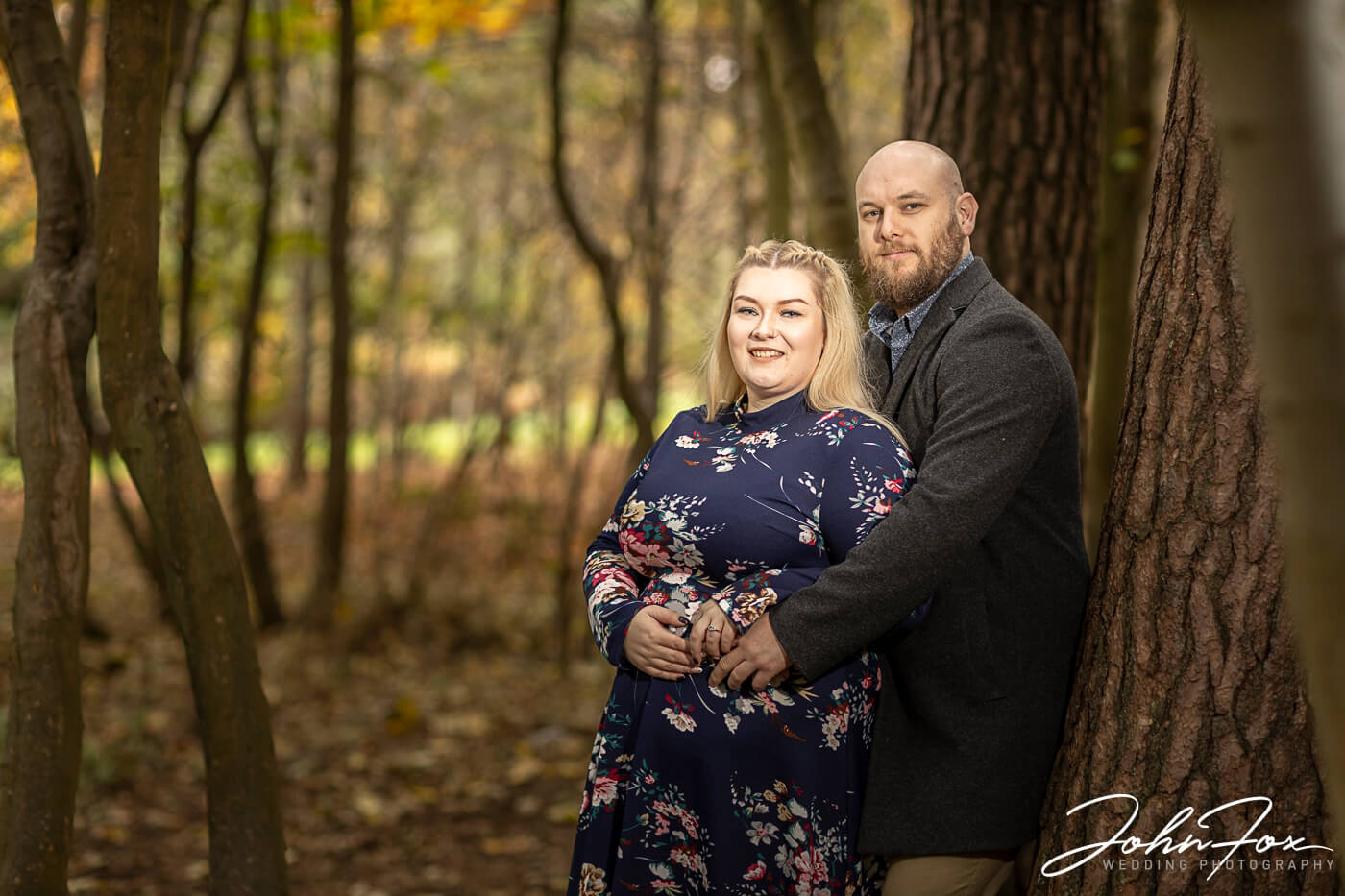 Autumnal Pre-Wedding Shoot in Northamptonshire