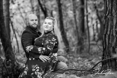 Autumnal Pre-Wedding Shoot in Northamptonshire