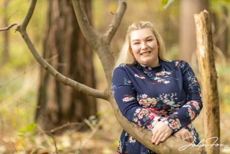 Autumnal Pre-Wedding Shoot in Northamptonshire