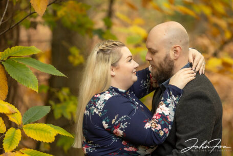 Autumnal Pre-Wedding Shoot in Northamptonshire
