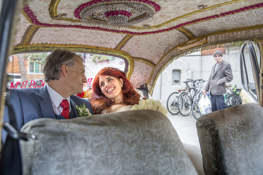 Wedding Photography at the Iconic Chelsea Town Hall Registry Office taken in 2015 by John Fox.