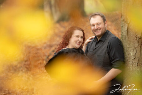 Autumnal Pre-Wedding Shoot at Ettington Park Hotel