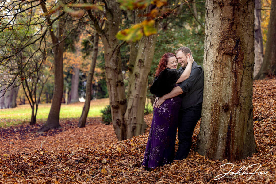 Autumnal Pre-Wedding Shoot at Ettington Park Hotel
