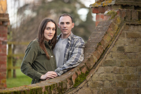 Wedding Photographer in Bedfordshire at Eversholt Hall for a pre wedding photo shoot
