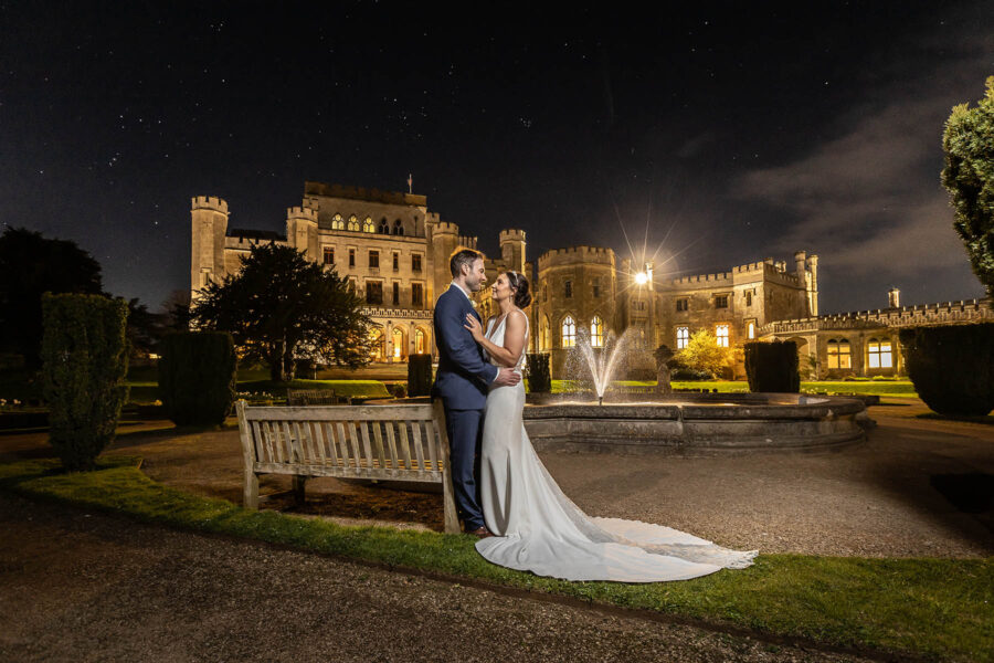 Night image outside Ashridge House with stunning starry night sky