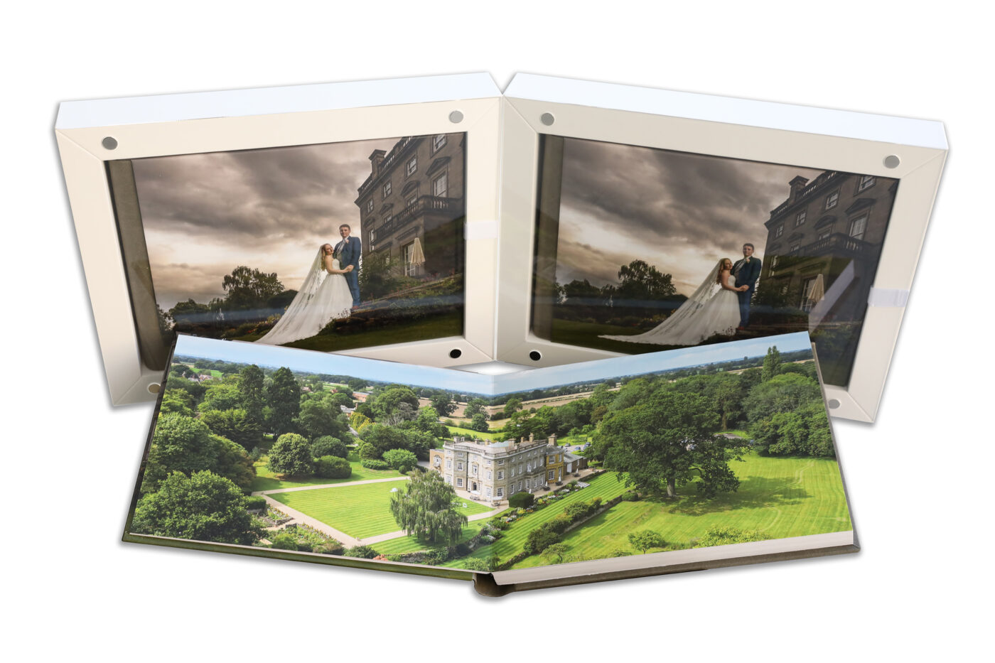 Wedding album with two identical copies for parents by John Fox Wedding Photography