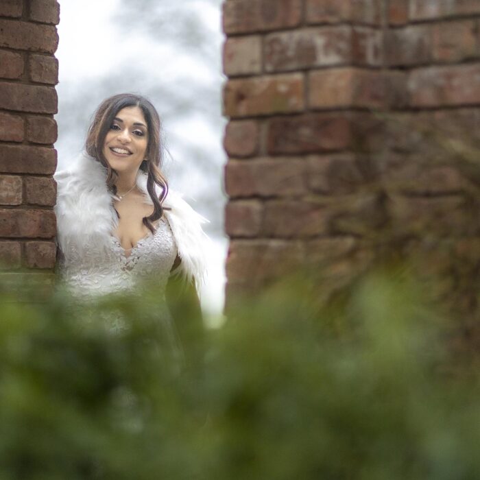 Bride photographed at Ashton Lodge