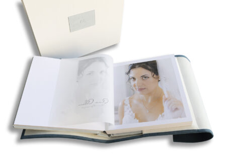 Manor by the Lake-Wedding Album showing the bride's page by John Fox