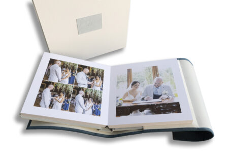 Manor by the Lake-Wedding Album showing the signing of the register