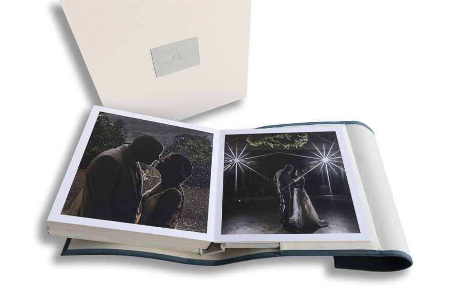 Manor by the Lake-Wedding Album showing images from the evening including rain shot and first dance
