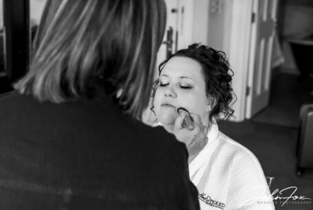 Bridal preparations by Warwickshire Wedding Photographer John Fox Wedding Photography at Ettington Park