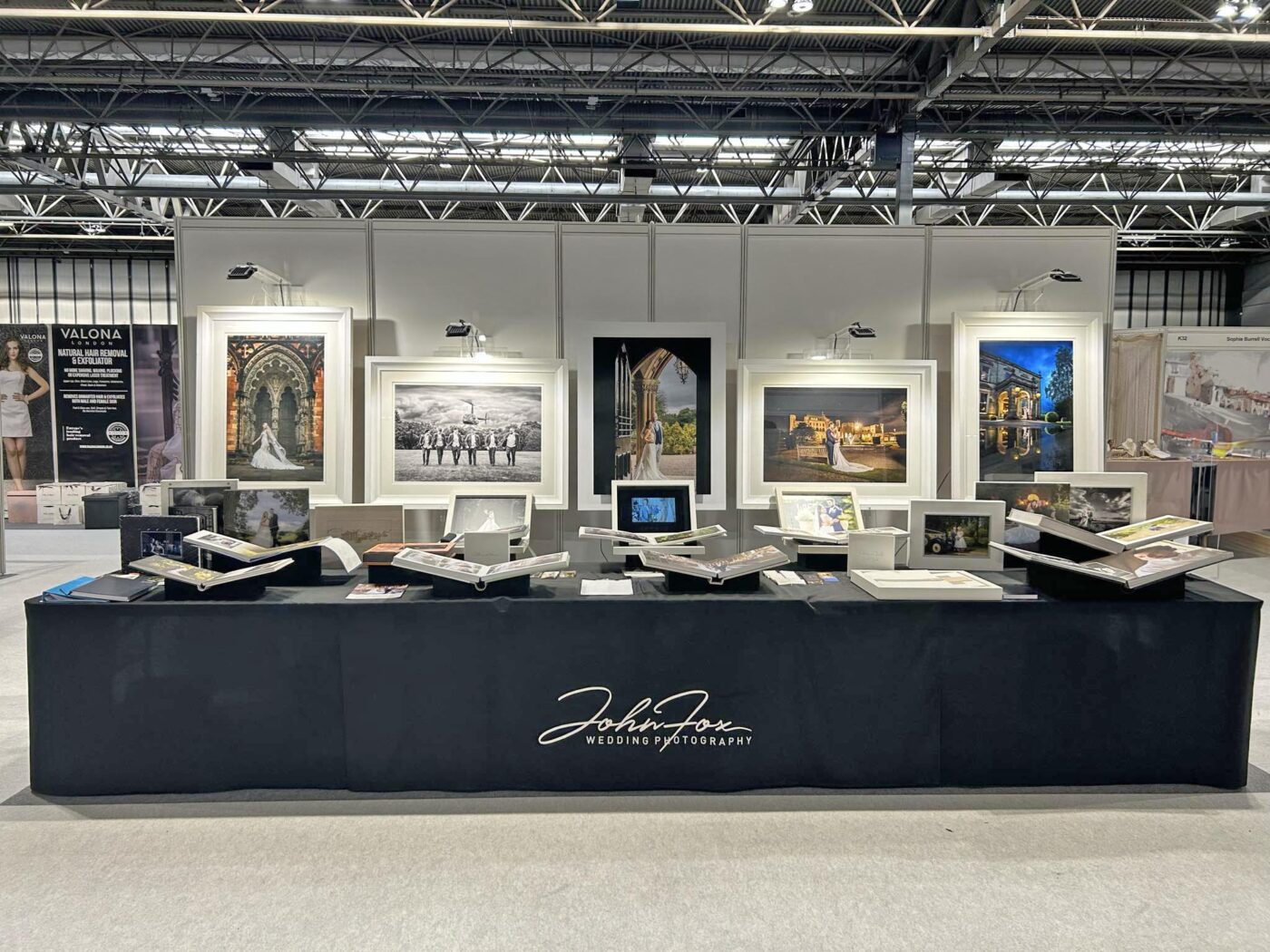 When Should I Book My Wedding Photographer? John Fox Wedding Photography's stand at the NEC, West Midlands in March 2025