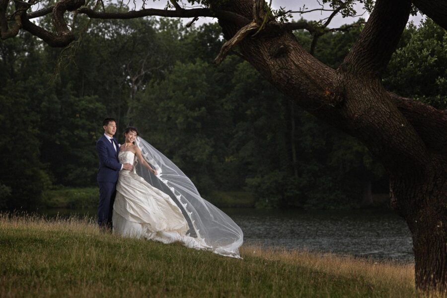 Vow Renewal Photography from John Fox Wedding Photography. Outdoor image of the happy couple.
