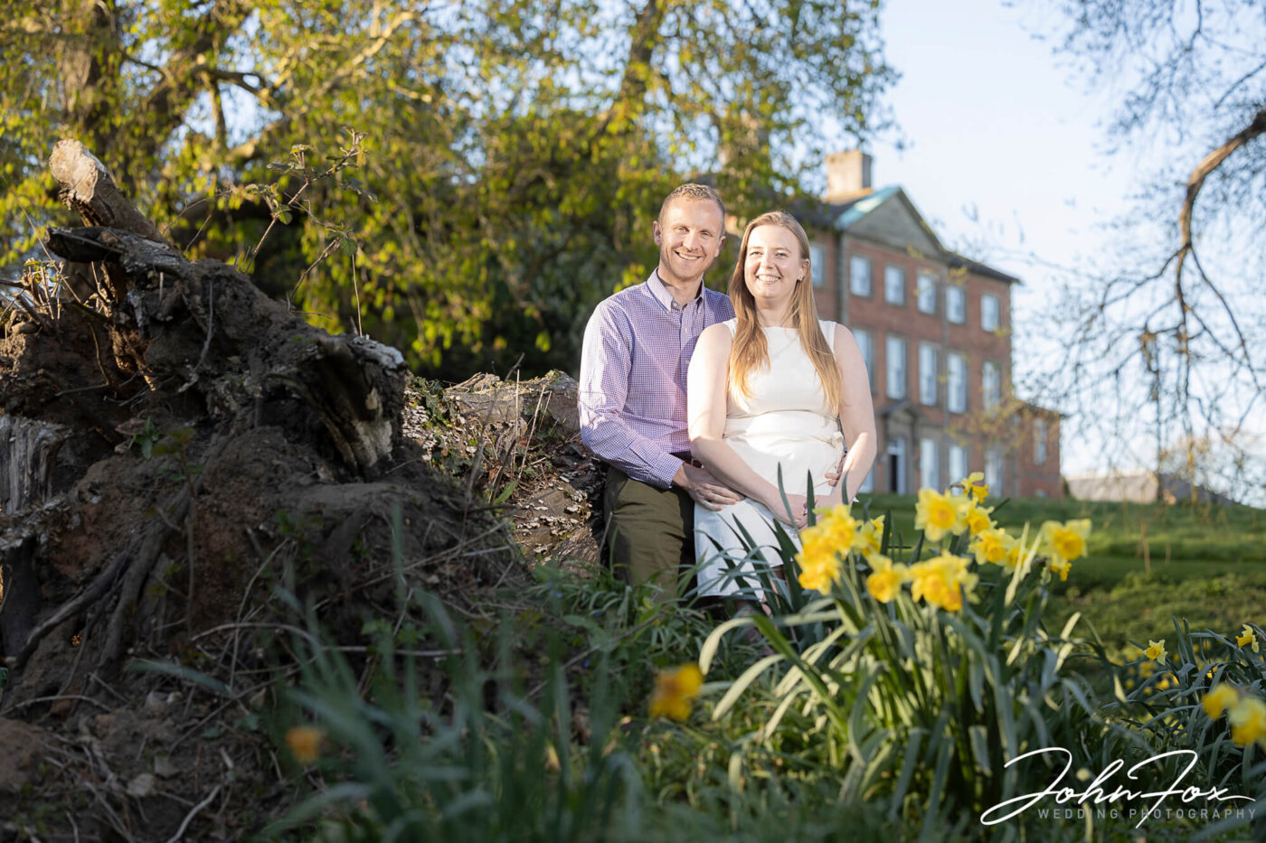 Prewedding photo shoot at Ansty Hall by John Fox Wedding Photography