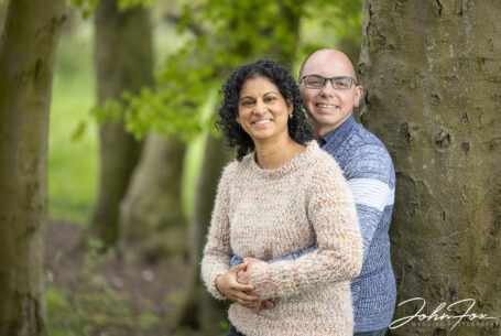 Pre-Wedding Shoot in Bedfordshire woodland