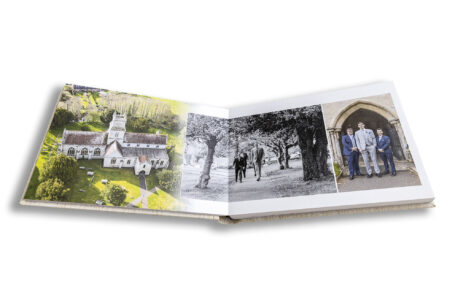 Beautiful Wedding Album from a Wedding in Wiltshire. Images of St John the Baptist Church in Tisbury