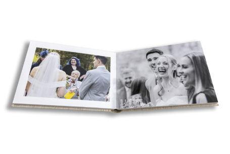 Beautiful Wedding Album from a Wedding in Wiltshire. Black and white images of the bride and groom.