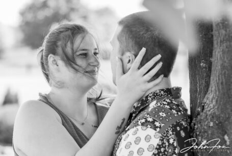 Pre wedding shoot image of Bride and Groom at Dunstable Golf Club