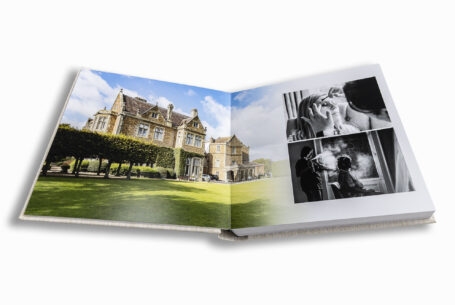 Fawsley Hall Wedding Album by John Fox Wedding Photography. Image showing venue and bridal preparations