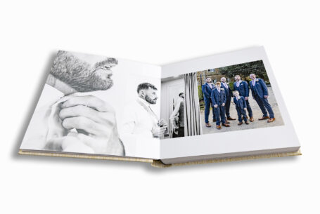 Fawsley Hall Wedding Album by John Fox Wedding Photography. Image showing the groomsmen