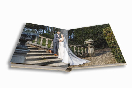 Couple in the gardens at Fawsley Hall. Wedding Album by John Fox Wedding Photography