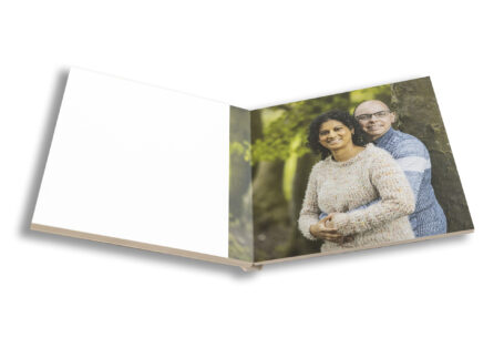Unique Wedding Guest Book made from the images of the happy couple taken at the pre-wedding shoot