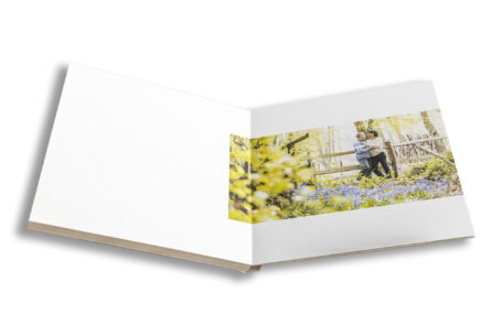 Unique Wedding Guest Book. An image of the bride and groom-to-be by John Fox Wedding Photography