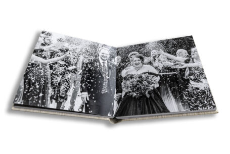 Warwickshire Wedding confetti image by John Fox Wedding Photography