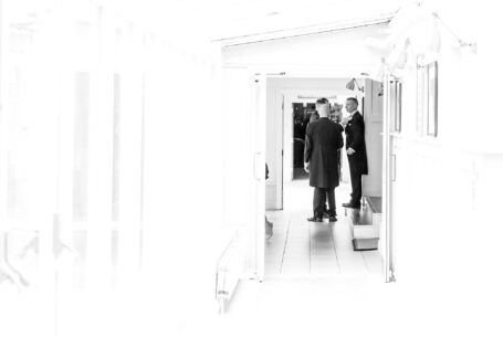 Wedding Photography in Buckinghamshire. The groom awaiting the bride's arrival.