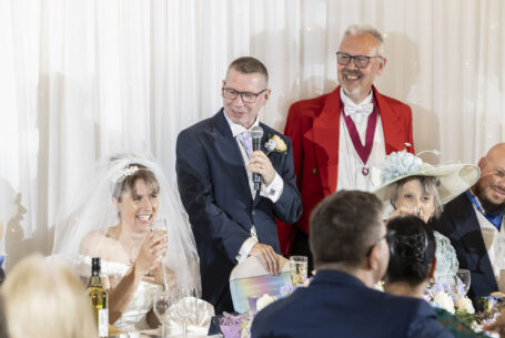 Wedding Photography in Buckinghamshire. The Groom's speech.