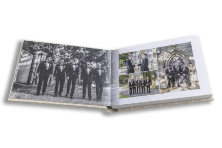Exclusive wedding album design in Warwickshire of Harriet and Luke’s wedding