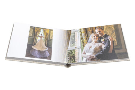 Harriet and Luke inside Ansty Hall. Part of the wedding album images taken by John Fox.