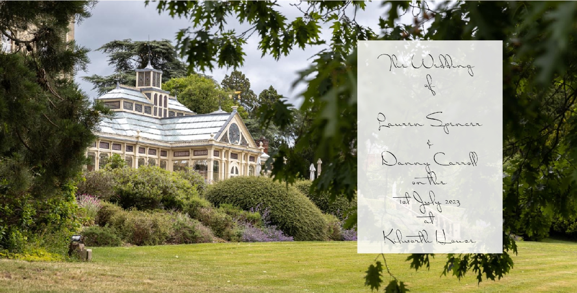 Recommended Photographer for Weddings at Kilworth House
