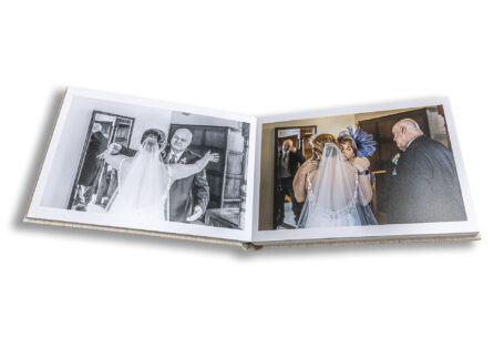 Wedding Album images by John Fox of the parents of the bride at Peckforton Castle