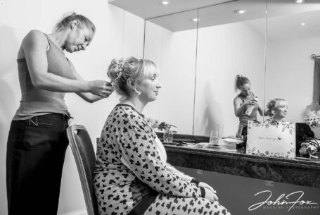 Bridal preparations at Braunston Golf and Country Club